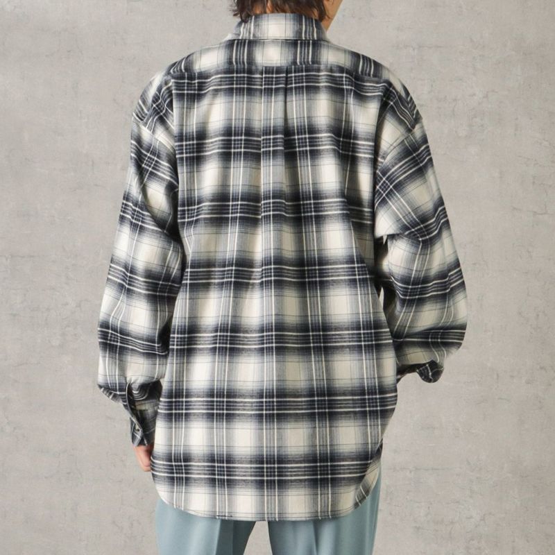 [期間限定価格]【オンラインストア限定】POWER TO THE PEOPLE オンブレーチェックシャツ メンズ商品画像-6