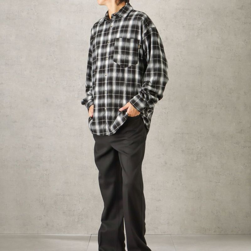 [期間限定価格]【オンラインストア限定】POWER TO THE PEOPLE オンブレーチェックシャツ メンズ商品画像-7