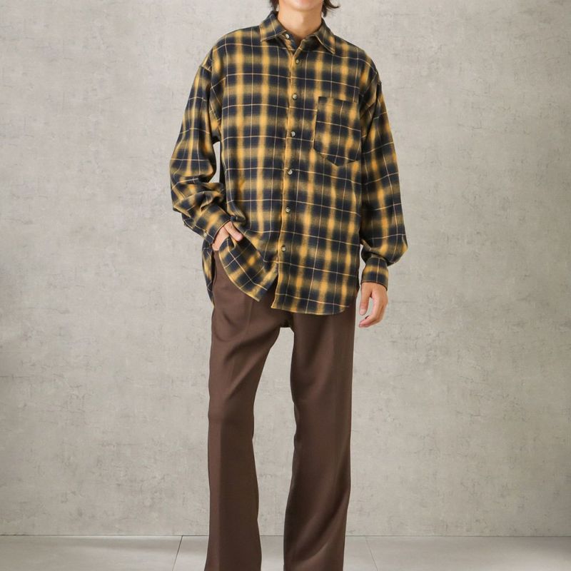 [期間限定価格]【オンラインストア限定】POWER TO THE PEOPLE オンブレーチェックシャツ メンズ商品画像-8