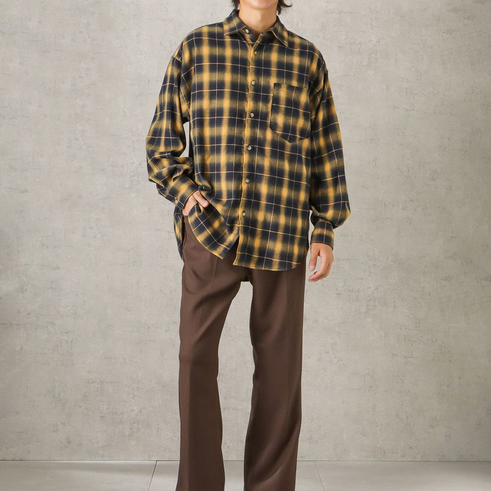 [期間限定価格]【オンラインストア限定】POWER TO THE PEOPLE オンブレーチェックシャツ メンズ商品サムネイル-8