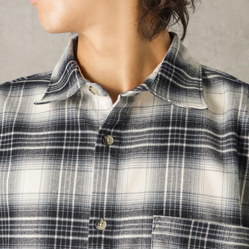 [期間限定価格]【オンラインストア限定】POWER TO THE PEOPLE オンブレーチェックシャツ メンズ商品画像-9