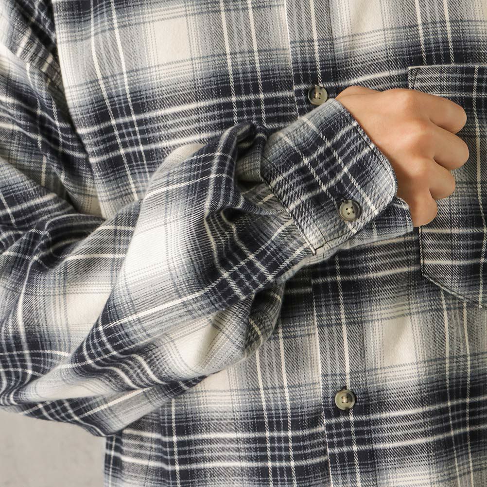 [期間限定価格]【オンラインストア限定】POWER TO THE PEOPLE オンブレーチェックシャツ メンズ商品サムネイル-11