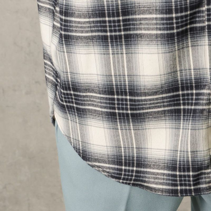 [期間限定価格]【オンラインストア限定】POWER TO THE PEOPLE オンブレーチェックシャツ メンズ商品画像-12