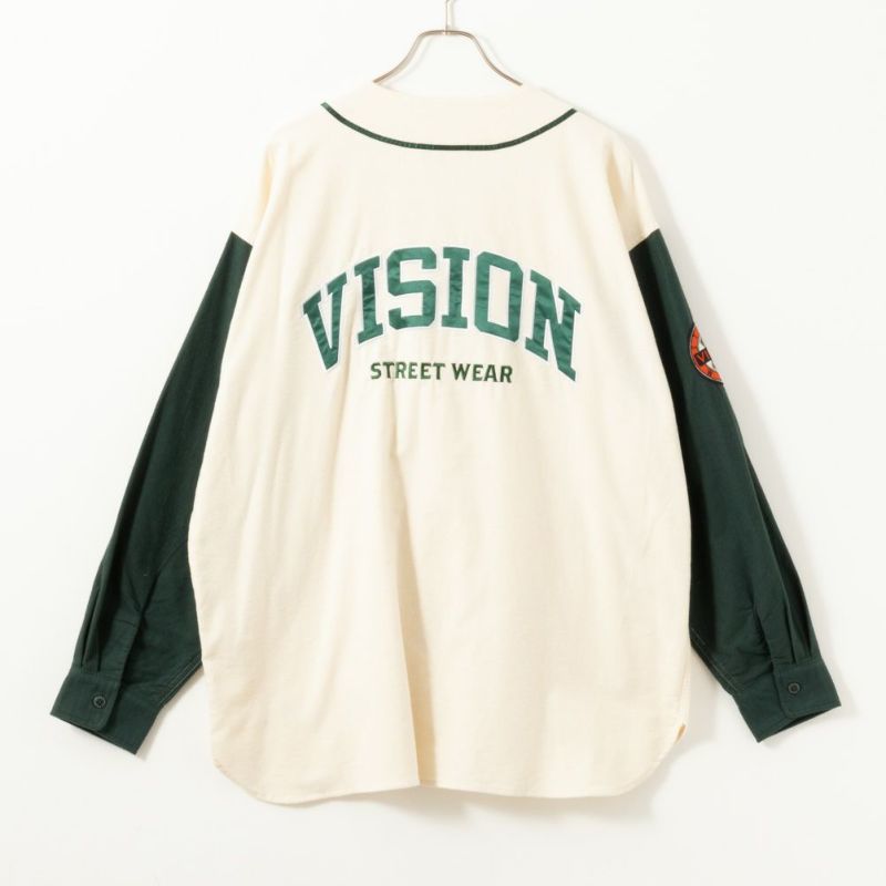 【オンラインストア限定】VISION STREET WEAR 長袖ベースボールネルシャツ メンズ商品画像-2