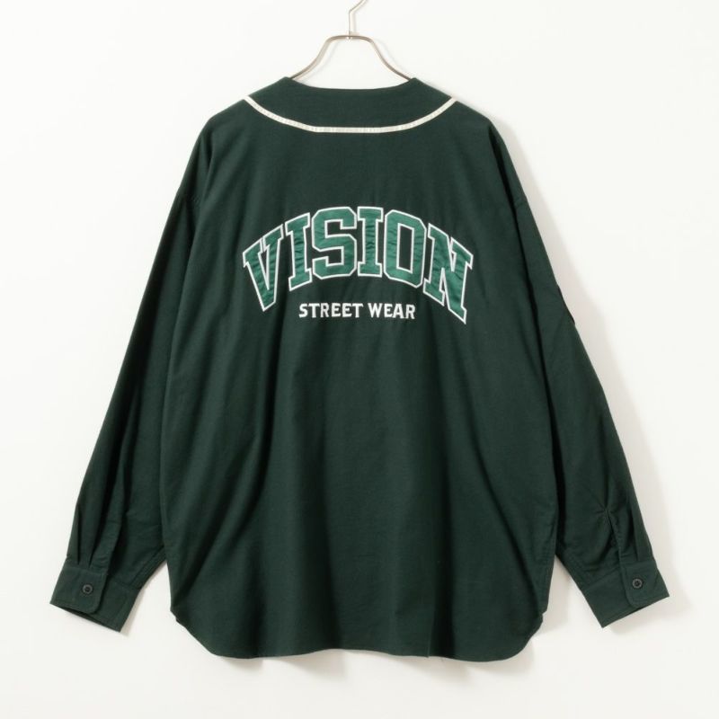 【オンラインストア限定】VISION STREET WEAR 長袖ベースボールネルシャツ メンズ商品画像-3
