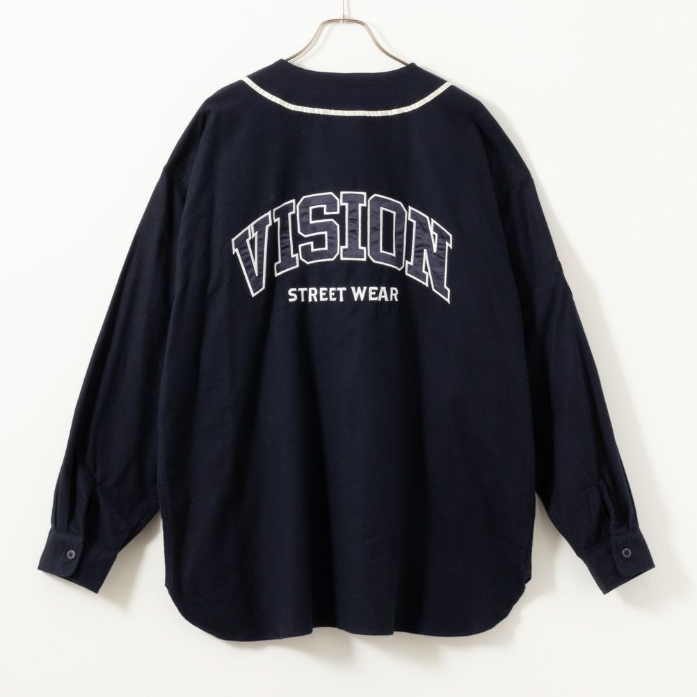 【オンラインストア限定】VISION STREET WEAR 長袖ベースボールネルシャツ メンズ商品サムネイル-4