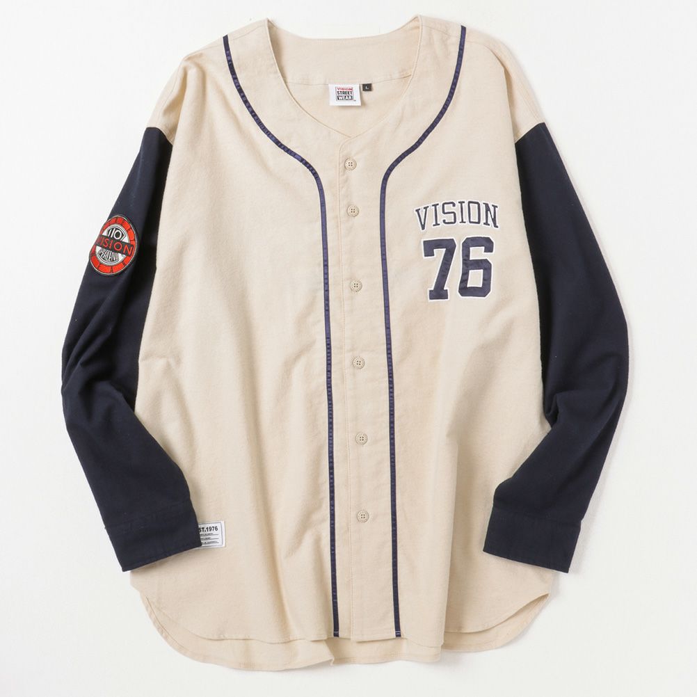 【オンラインストア限定】VISION STREET WEAR 長袖ベースボールネルシャツ メンズ商品サムネイル-5