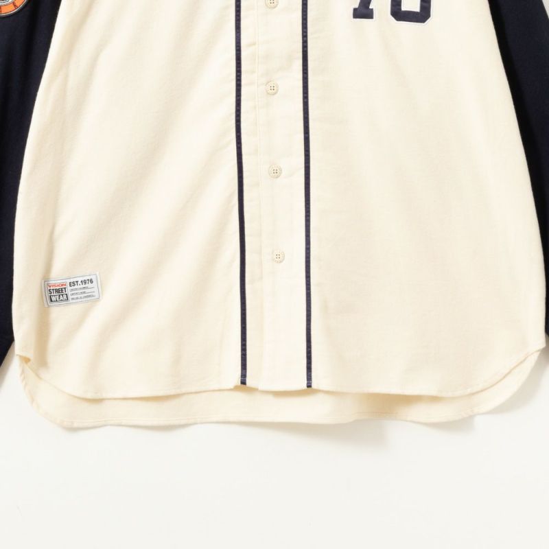 【オンラインストア限定】VISION STREET WEAR 長袖ベースボールネルシャツ メンズ商品画像-11