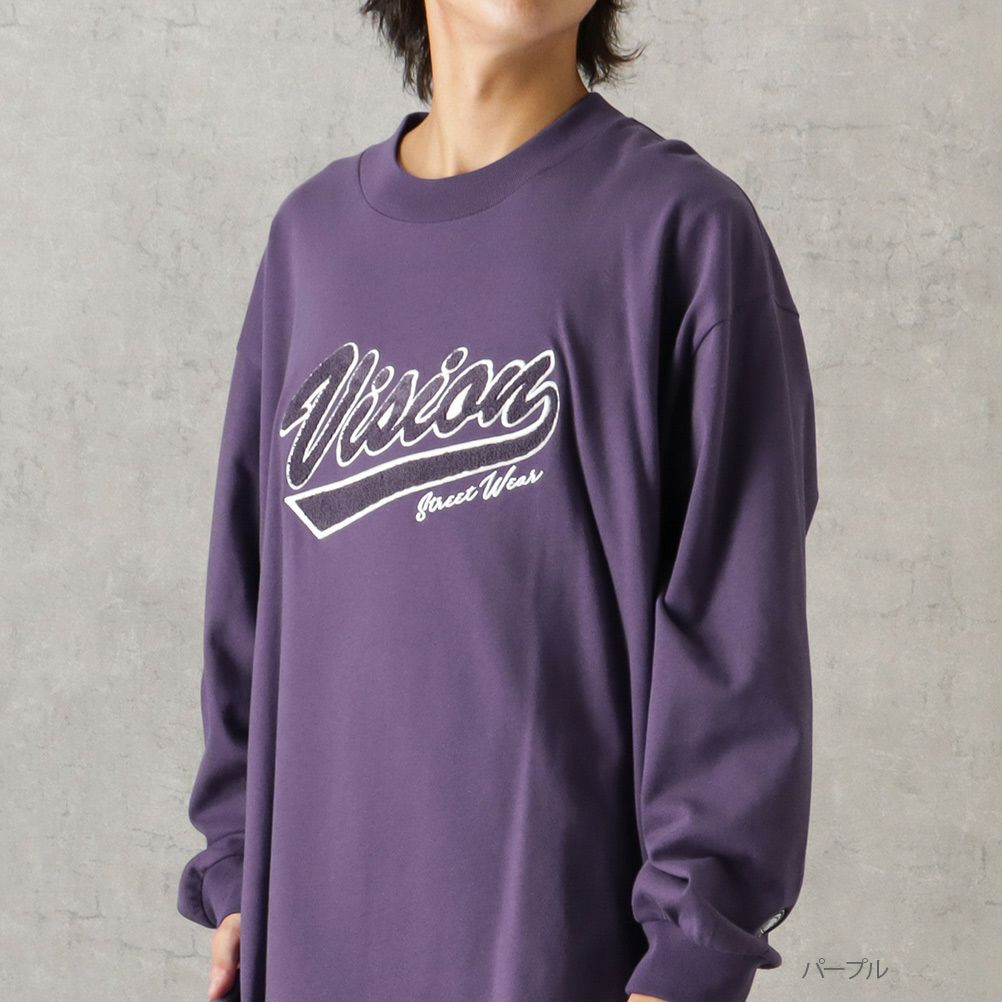 【オンラインストア限定】VISION STREET WEAR ヘビーウエイトサガラモックネックロングスリーブTシャツ メンズ商品画像-4