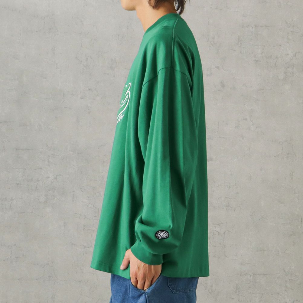 VISION STREET WEAR ヘビーウエイトサガラモックネックロングスリーブTシャツ メンズ