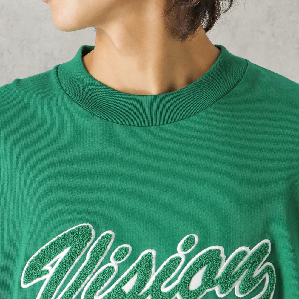 VISION STREET WEAR ヘビーウエイトサガラモックネックロングスリーブTシャツ メンズ