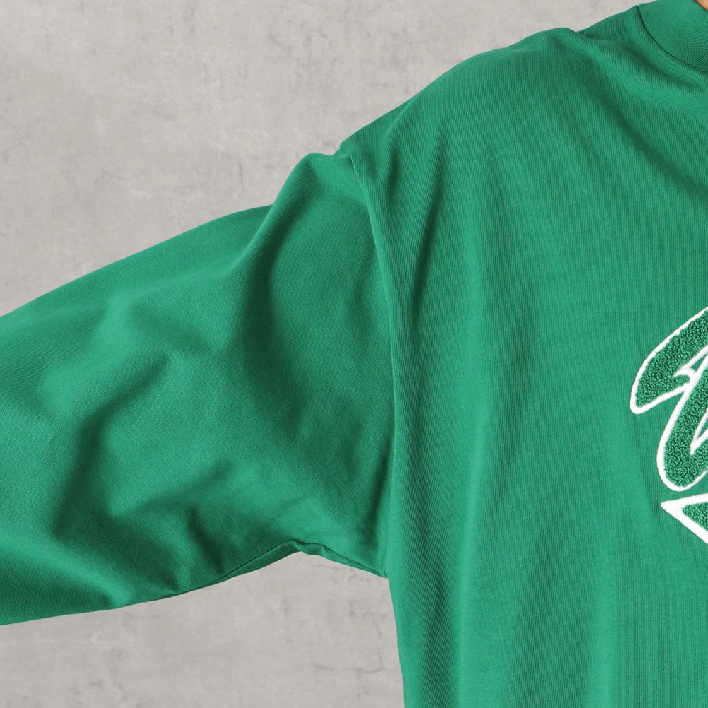 VISION STREET WEAR ヘビーウエイトサガラモックネックロングスリーブTシャツ メンズ