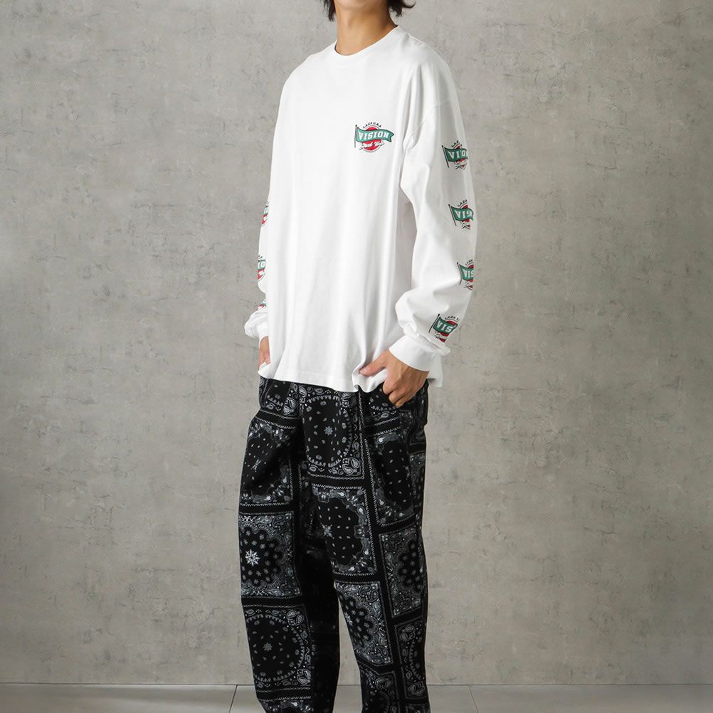 【オンラインストア限定】VISION STREET WEAR 袖プリントロングスリーブTシャツ メンズ商品サムネイル-5