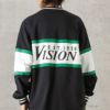 [期間限定価格]VISION STREET WEAR リブライン切替ロングスリーブTシャツ メンズ商品サムネイル-5