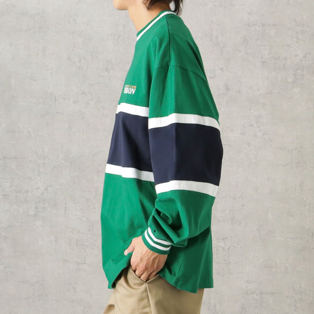 [期間限定価格]VISION STREET WEAR リブライン切替ロングスリーブTシャツ メンズ商品サムネイル-8