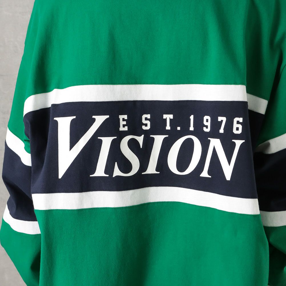 [期間限定価格]VISION STREET WEAR リブライン切替ロングスリーブTシャツ メンズ商品サムネイル-15