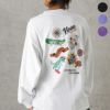 VISION STREET WEAR マルチイラストロングスリーブTシャツ メンズ