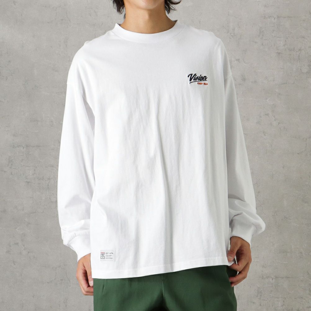 VISION STREET WEAR マルチイラストロングスリーブTシャツ メンズ