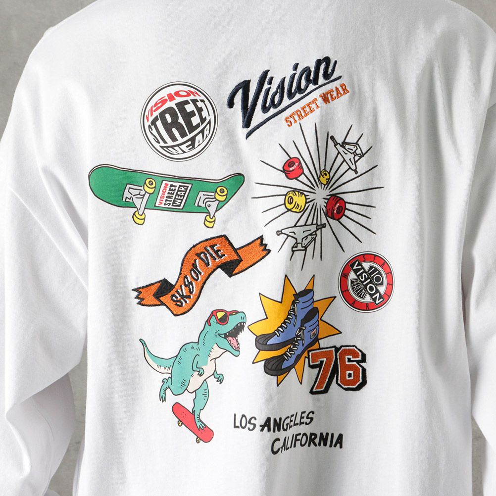[期間限定価格]VISION STREET WEAR マルチイラストロングスリーブTシャツ メンズ商品サムネイル-14