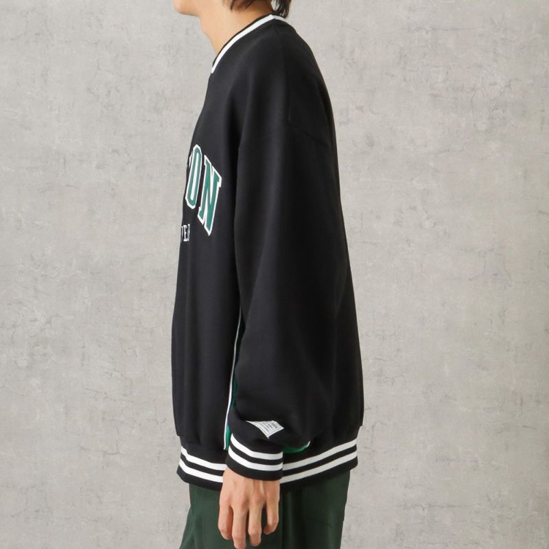 [期間限定価格]VISION STREET WEAR リブラインアーチロゴワッペントレーナー メンズ商品画像-5