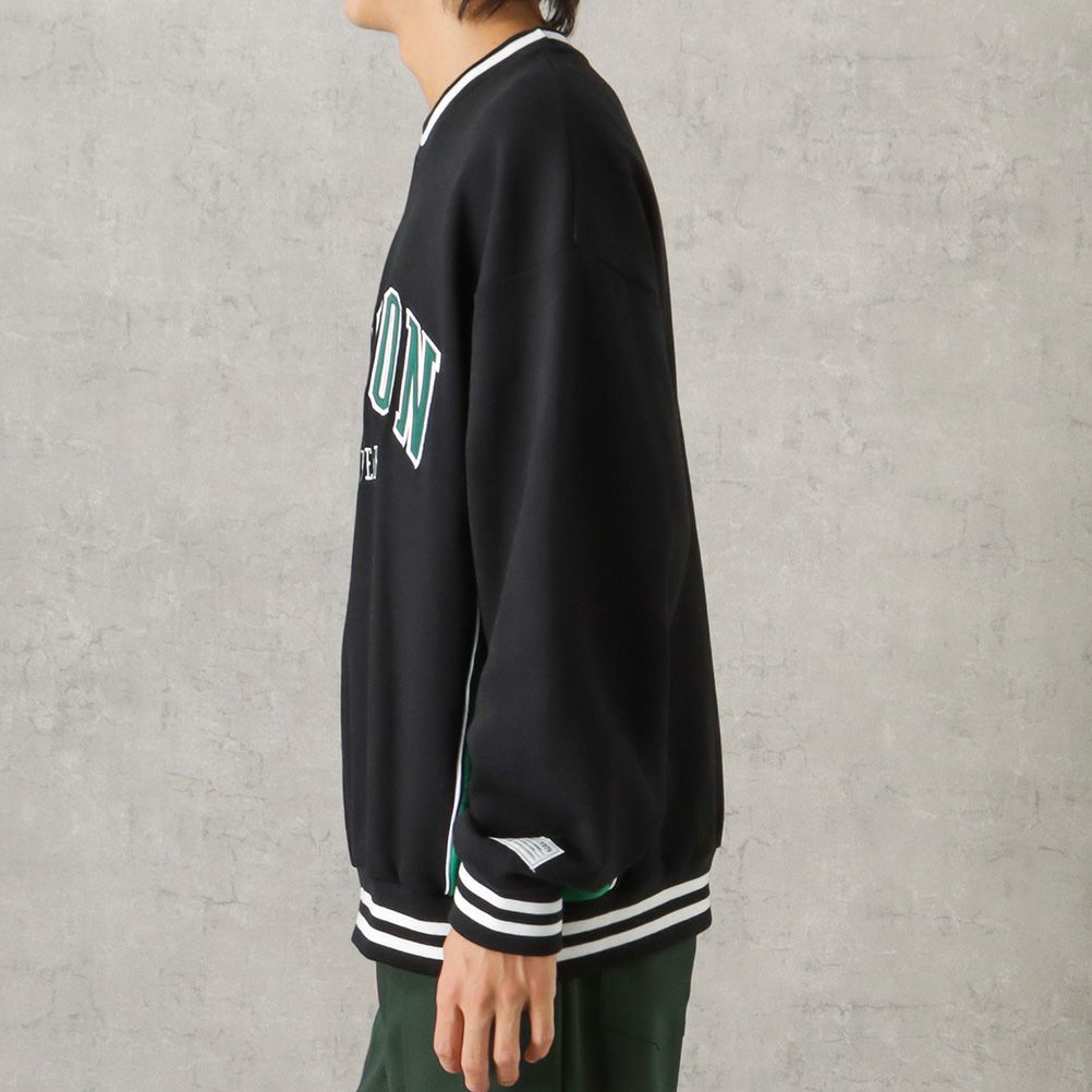 [期間限定価格]VISION STREET WEAR リブラインアーチロゴワッペントレーナー メンズ商品サムネイル-5
