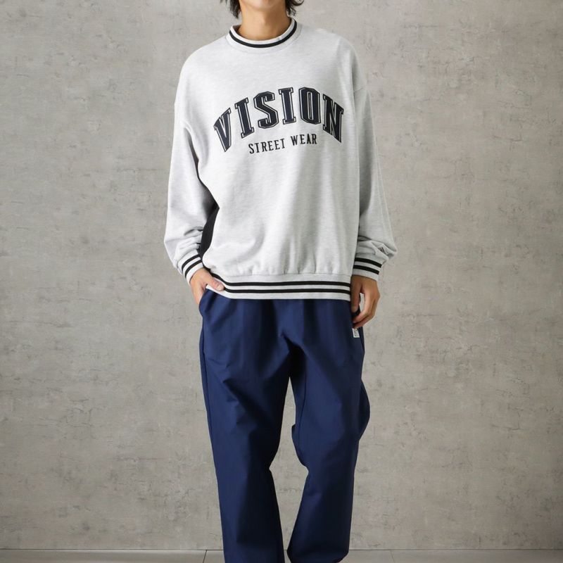 [期間限定価格]VISION STREET WEAR リブラインアーチロゴワッペントレーナー メンズ商品画像-7