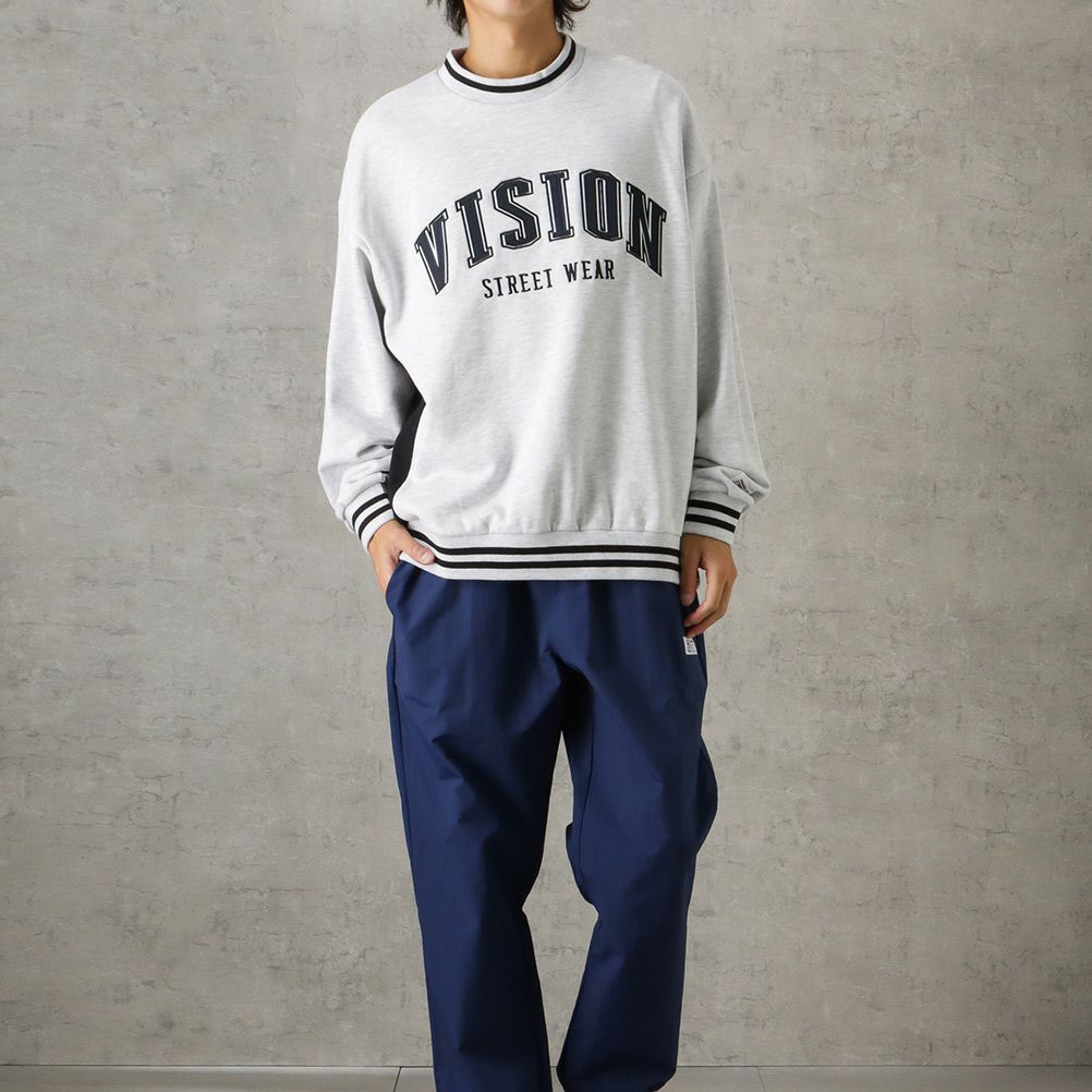 VISION STREET WEAR リブラインアーチロゴワッペントレーナー メンズ商品サムネイル-7