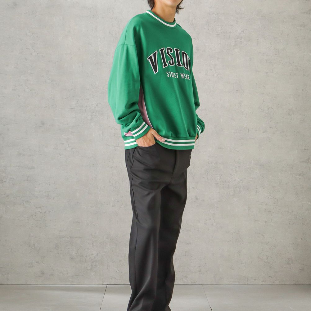 [期間限定価格]VISION STREET WEAR リブラインアーチロゴワッペントレーナー メンズ商品サムネイル-8