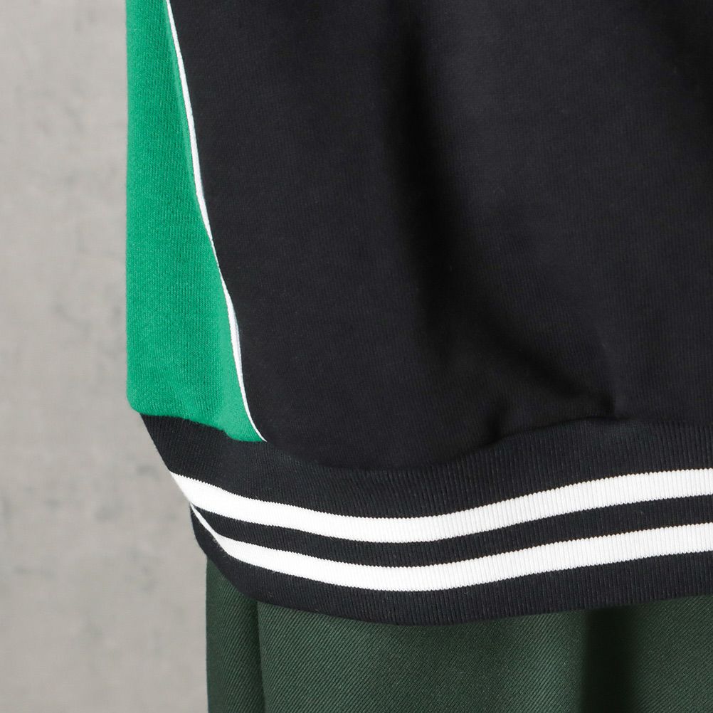 VISION STREET WEAR リブラインアーチロゴワッペントレーナー メンズ