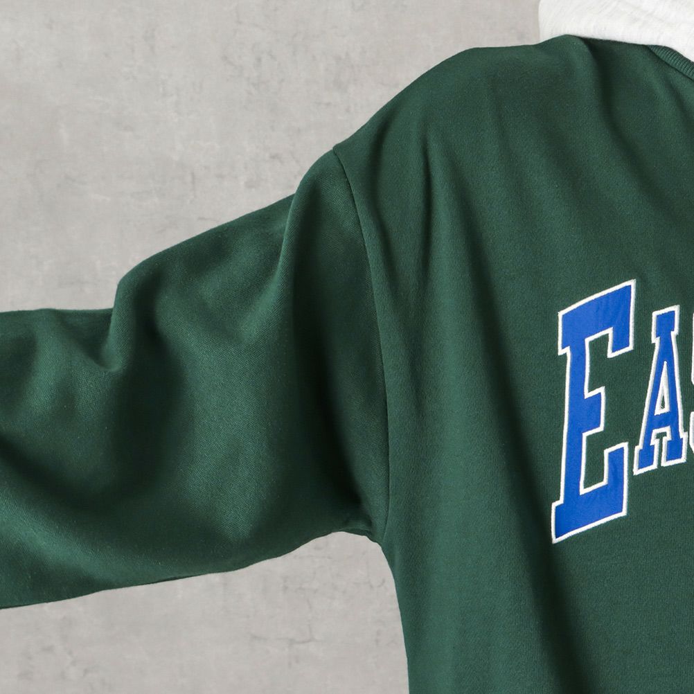 NAVY カレッジロゴフェイクレイヤードパーカー メンズ