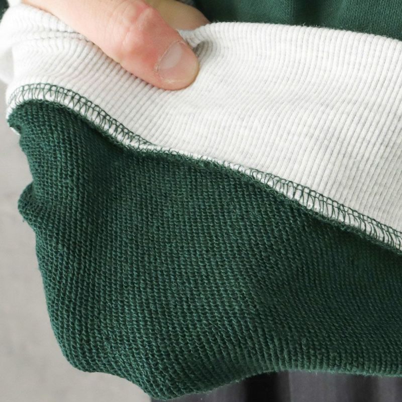 NAVY カレッジロゴフェイクレイヤードパーカー メンズ商品画像-18