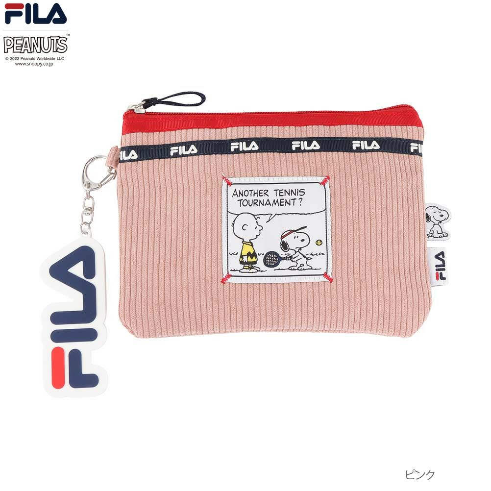 [期間限定価格]【オンラインストア限定】FILA×PEANUTS SNOOPY コーデュロイポーチ商品サムネイル-2