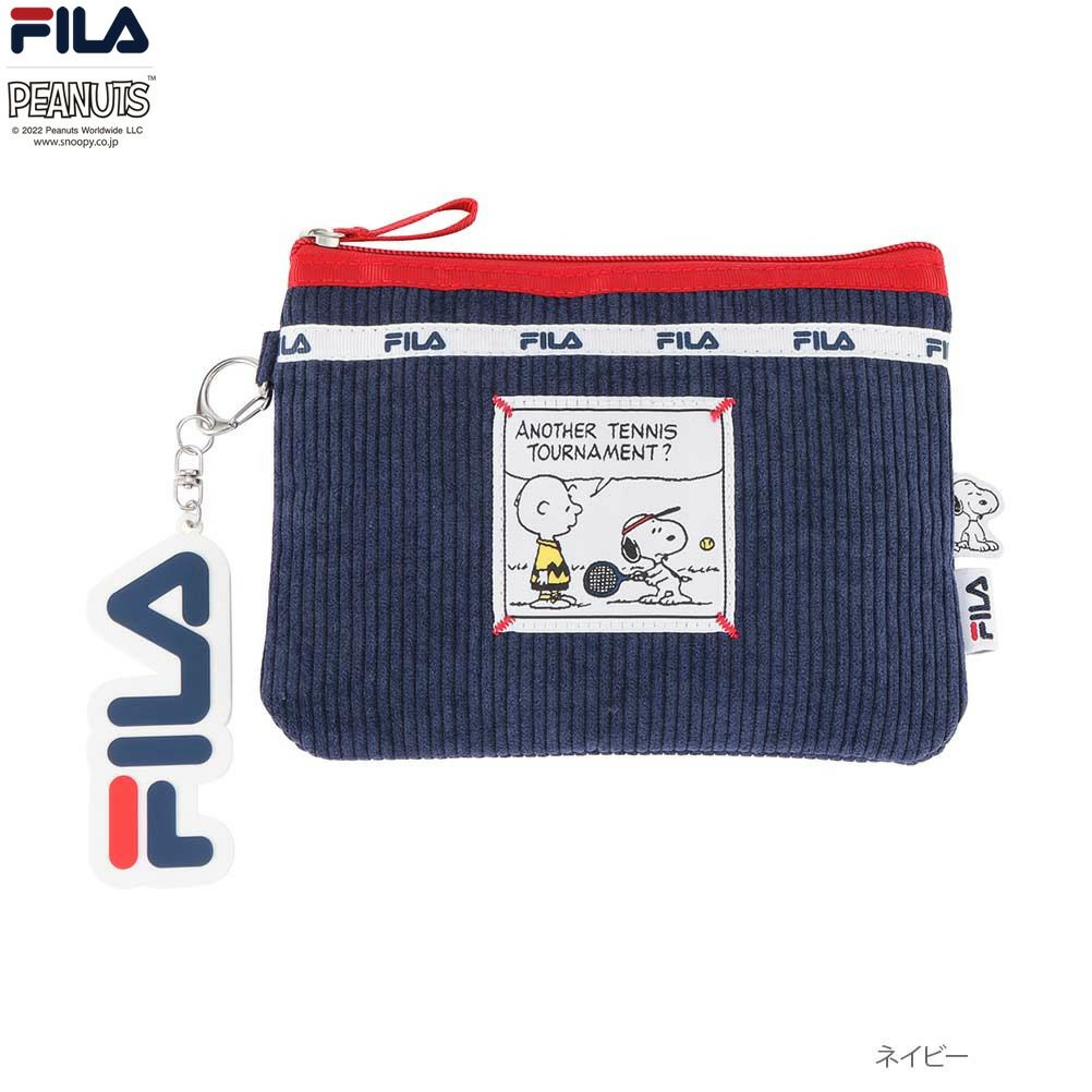 FILA×PEANUTS コーデュロイポーチ