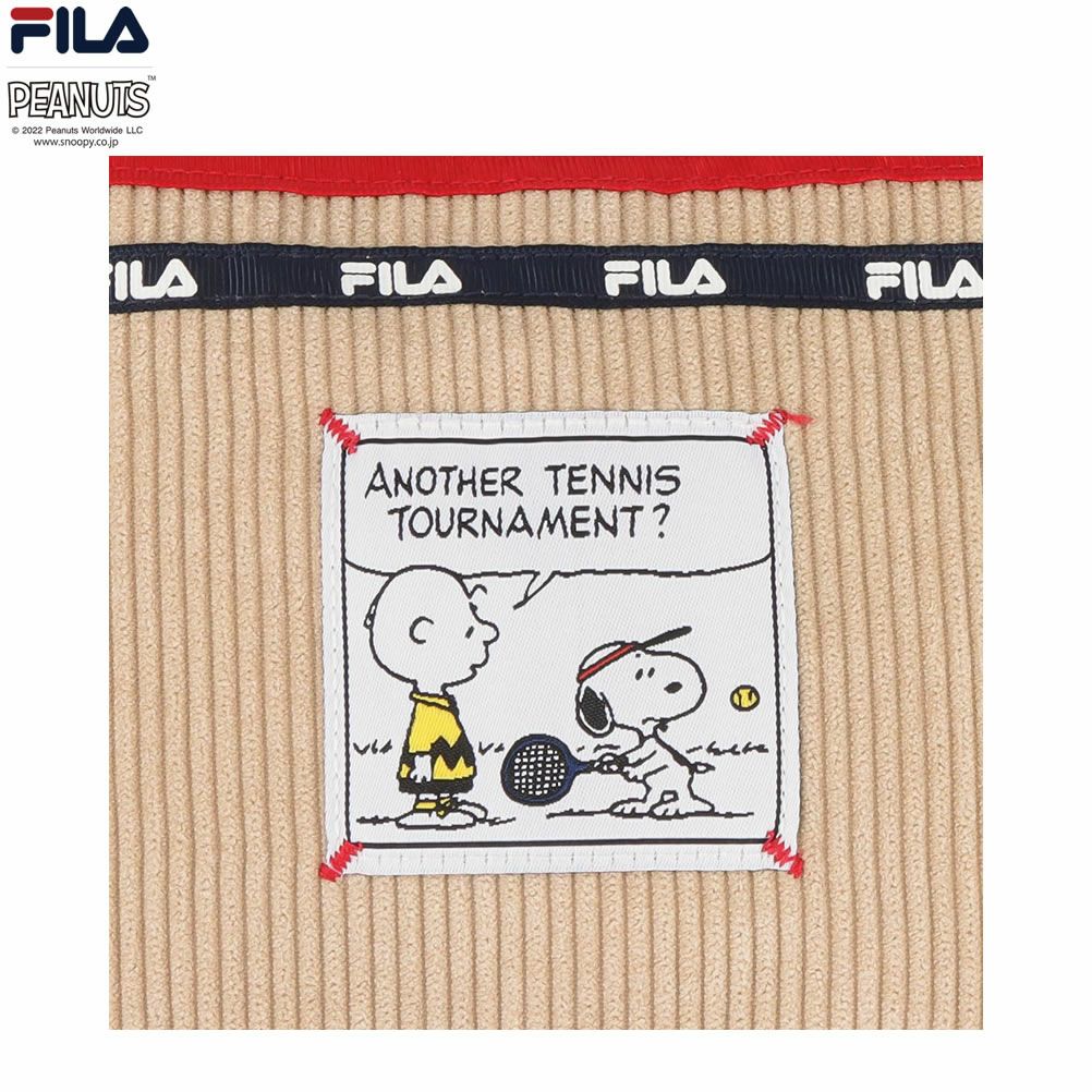 [期間限定価格]【オンラインストア限定】FILA×PEANUTS SNOOPY コーデュロイポーチ商品サムネイル-4