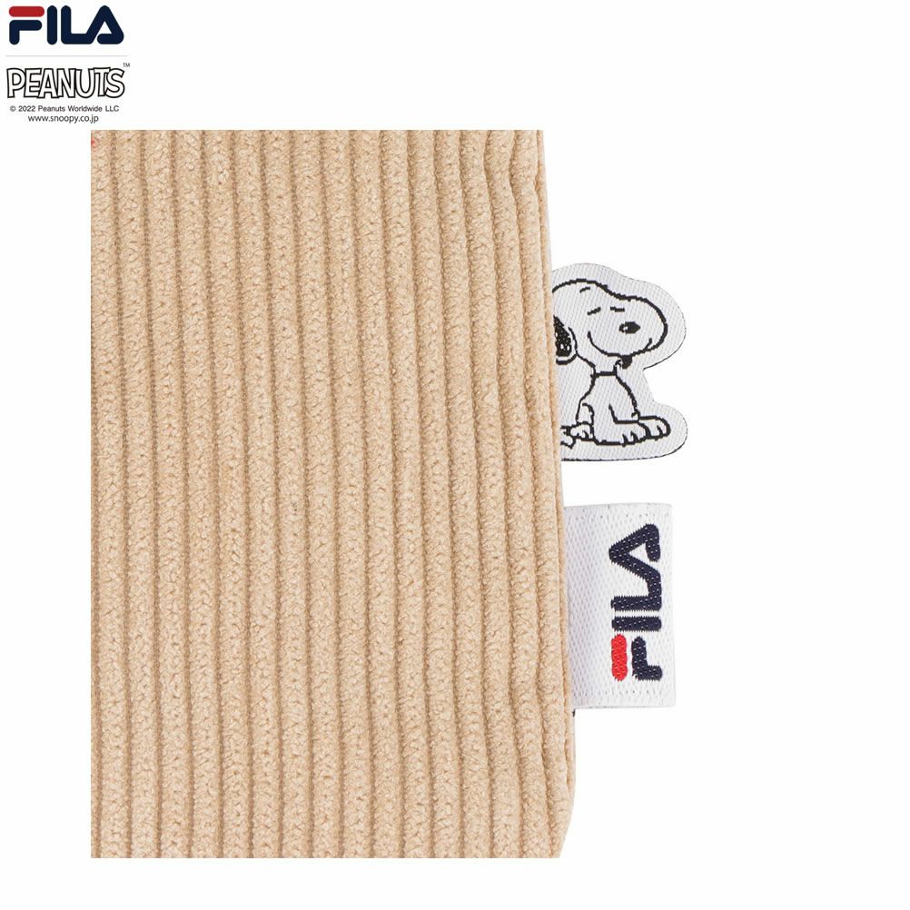 [期間限定価格]【オンラインストア限定】FILA×PEANUTS SNOOPY コーデュロイポーチ商品サムネイル-6