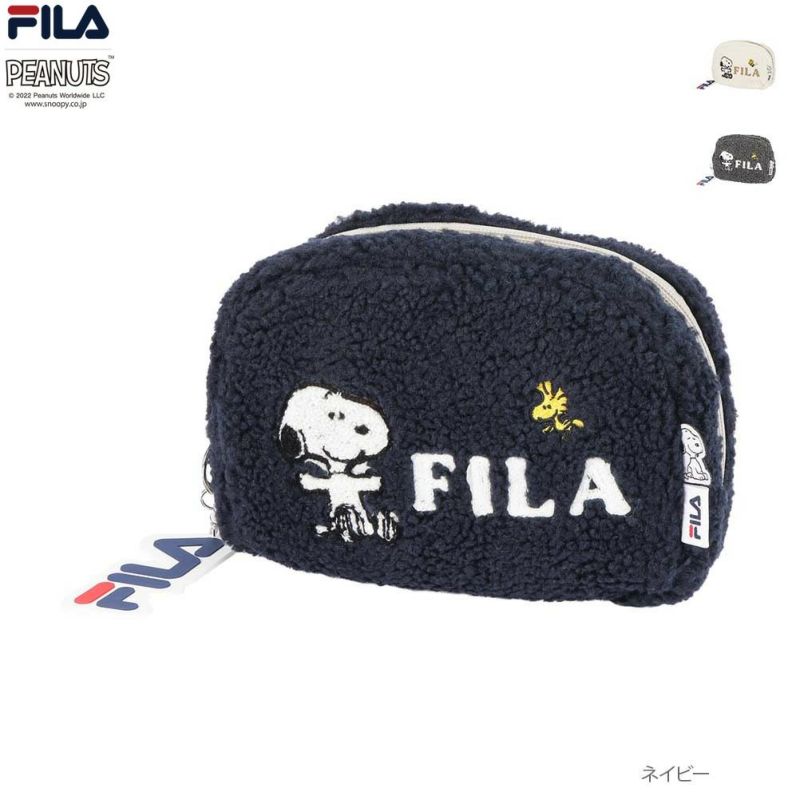 [期間限定価格]【オンラインストア限定】FILA×PEANUTS SNOOPY ボアマルチポーチ商品画像-1