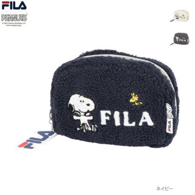 【オンラインストア限定】FILA×PEANUTS SNOOPY ボアマルチポーチ