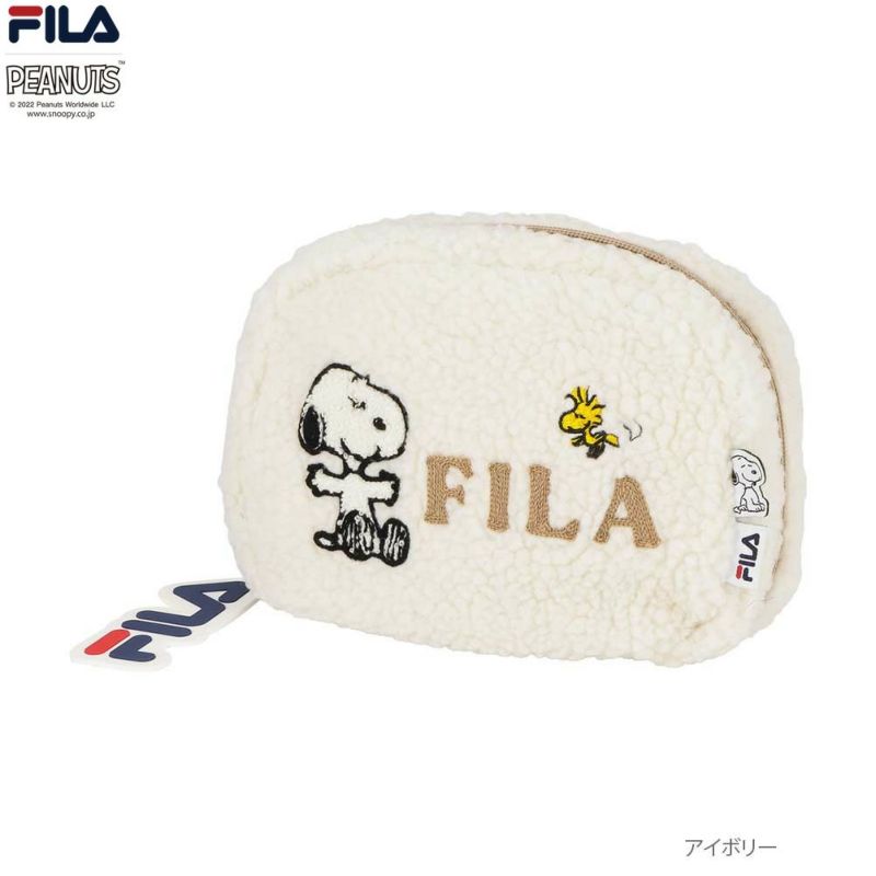 FILA FILA×PEANUTS ボアマルチポーチ レディース