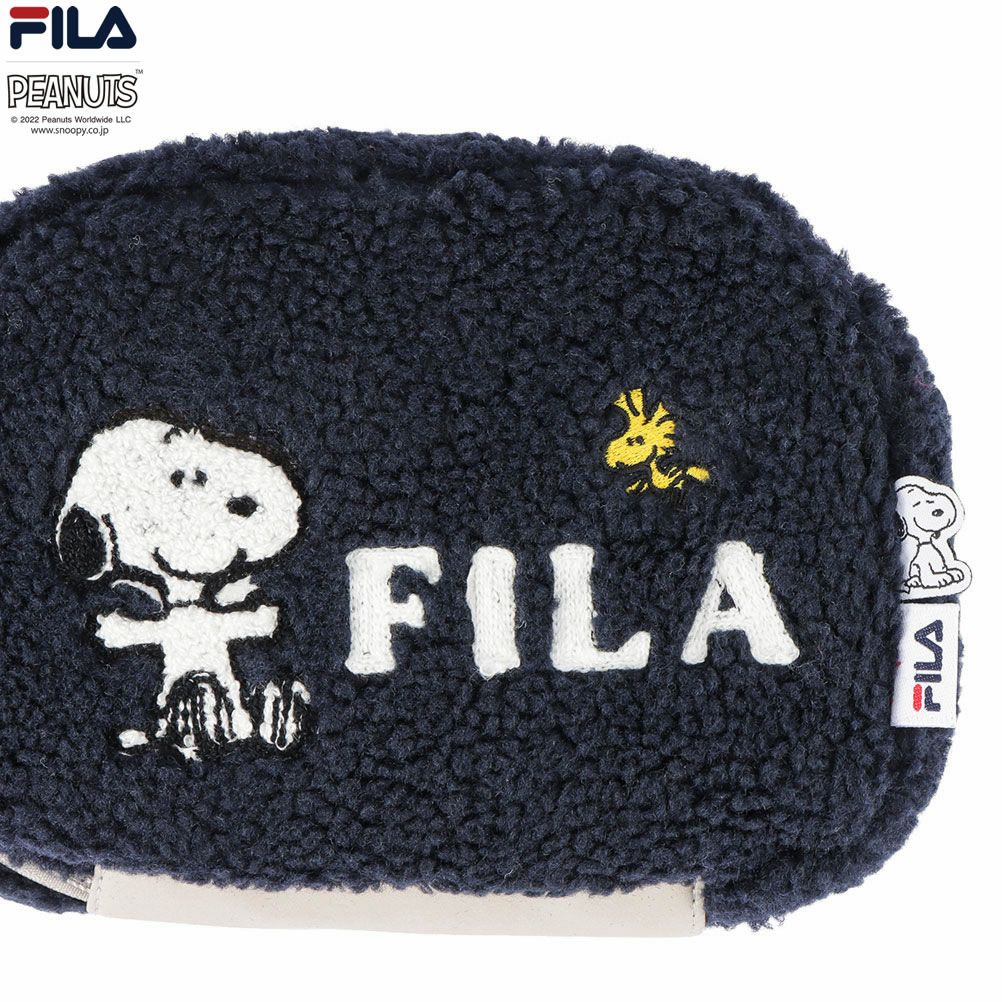  FILA×PEANUTS ボアマルチポーチ