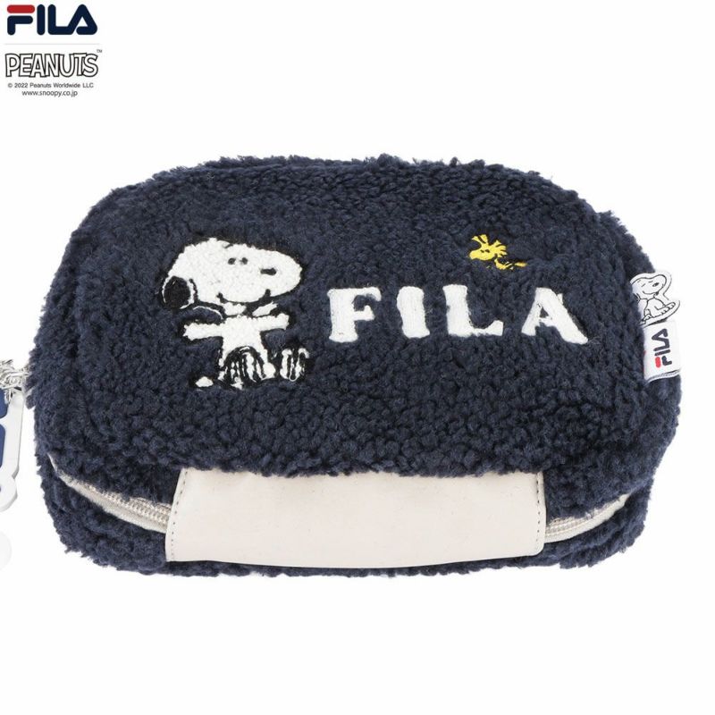 [期間限定価格]【オンラインストア限定】FILA×PEANUTS SNOOPY ボアマルチポーチ商品画像-6