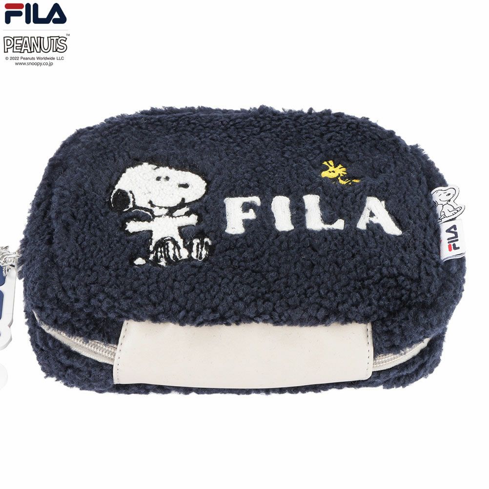  FILA×PEANUTS ボアマルチポーチ