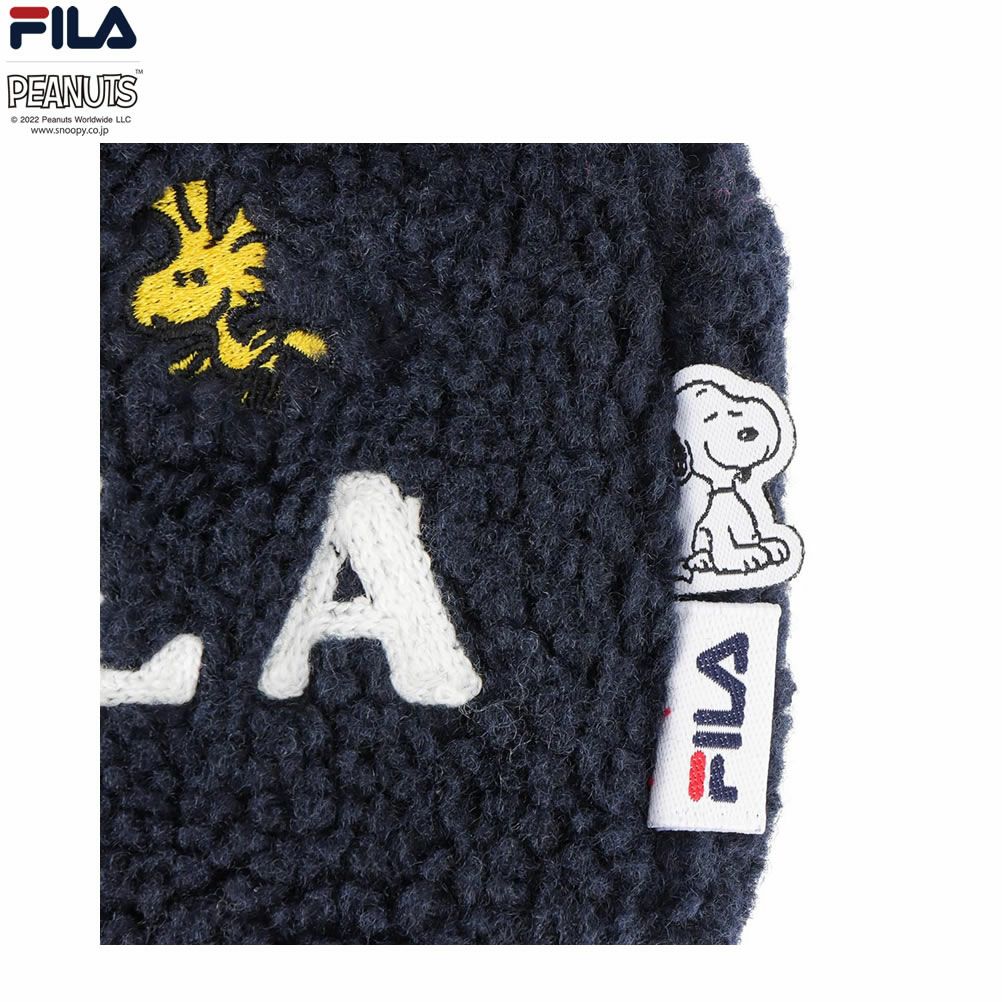  FILA×PEANUTS ボアマルチポーチ