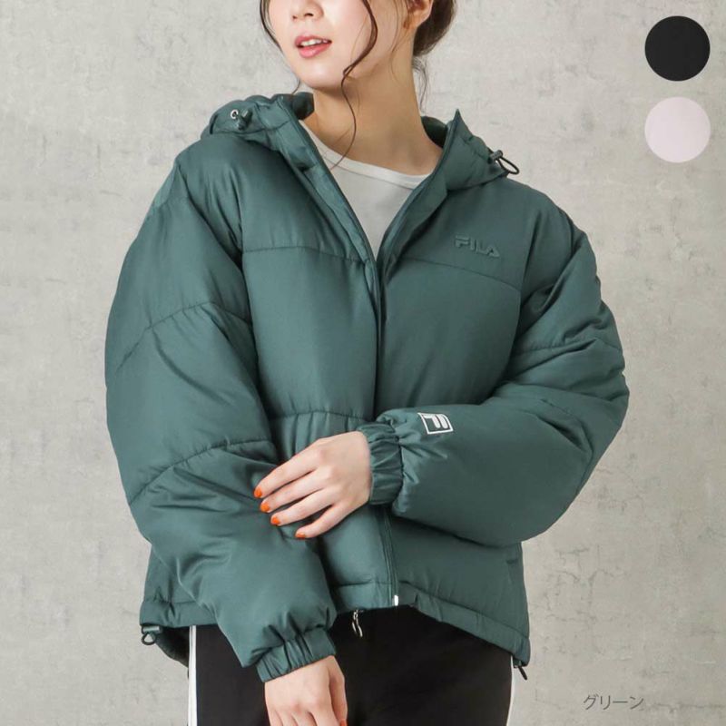 FILA 中綿ショート丈フードジャケット レディース商品画像-1