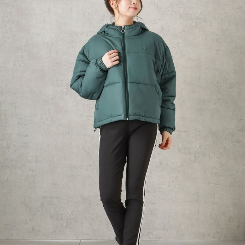FILA 中綿ショート丈フードジャケット レディース商品画像-4