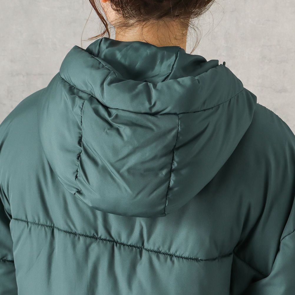 FILA 中綿ショート丈フードジャケット レディース