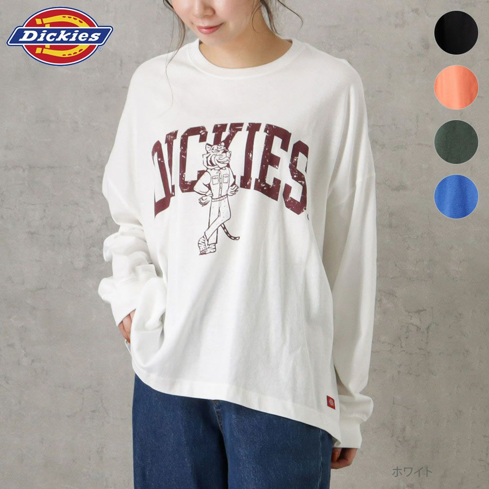 Dickies 天竺ロングスリーブtシャツ レディース