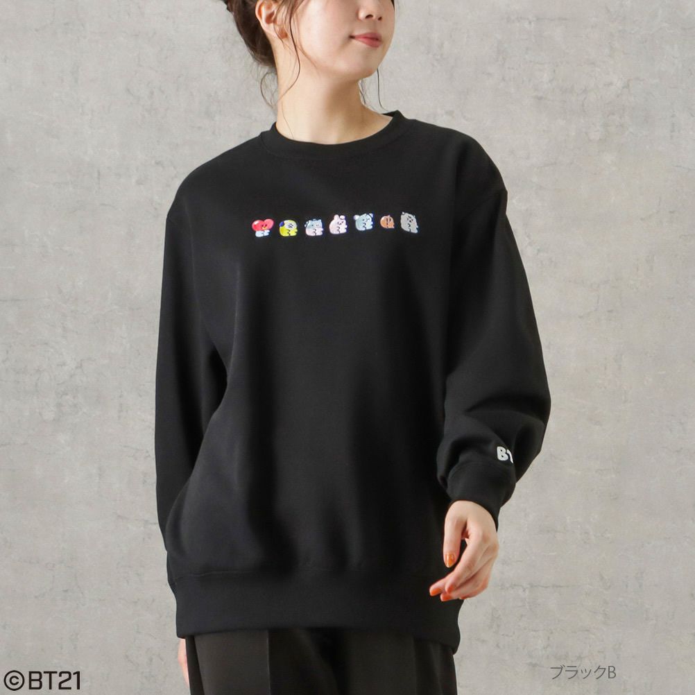 【アクリルチャーム付き】BT21 アソートトレーナー レディース