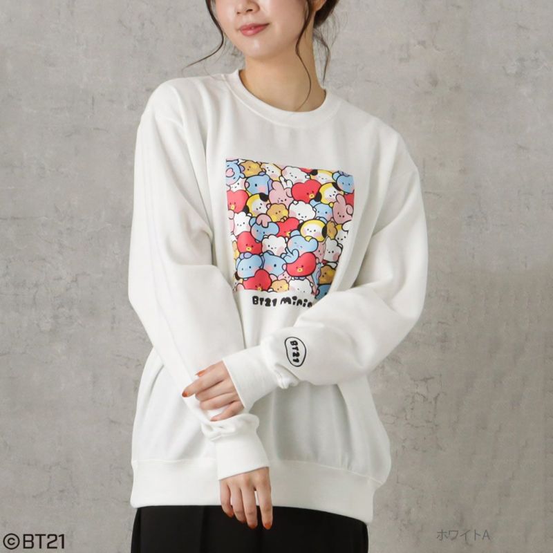 【アクリルチャーム付き】BT21 minini アソートトレーナー レディース商品画像-3