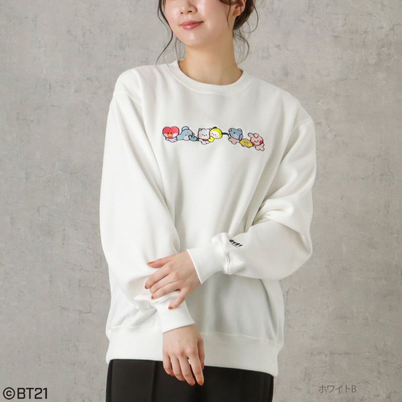 【アクリルチャーム付き】BT21 minini アソートトレーナー レディース商品画像-4