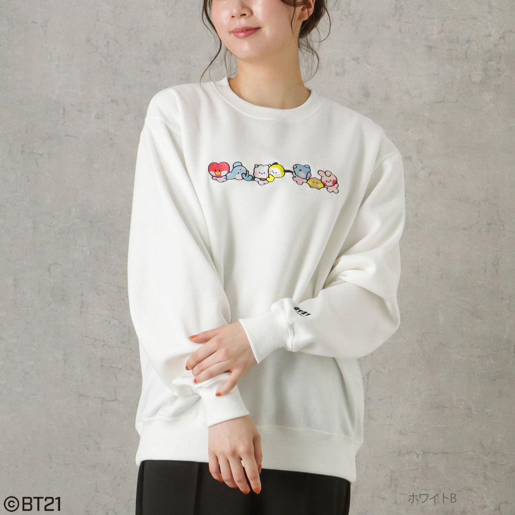 【アクリルチャーム付き】BT21 minini アソートトレーナー レディース商品サムネイル-4